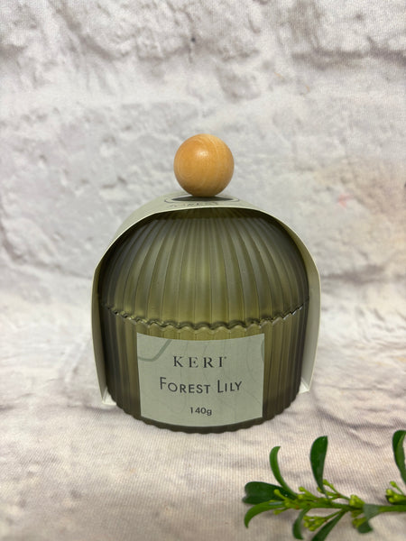 Candle in Frosted Glass Jar