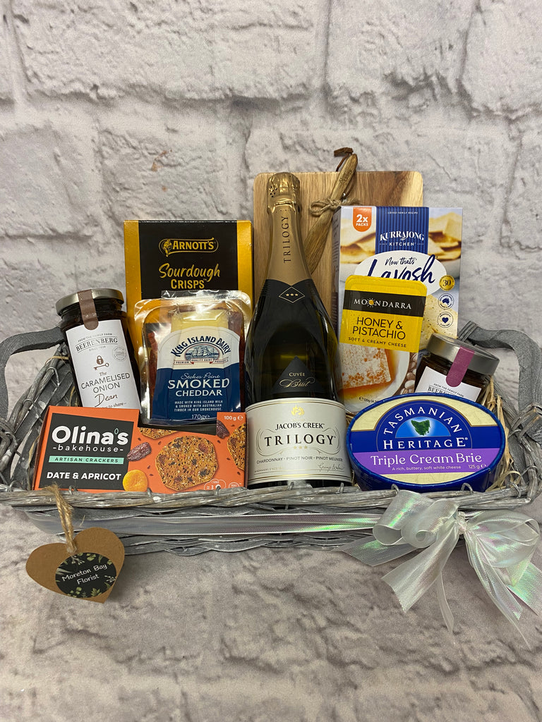 Cheese & Wine Hamper with Cheese Board