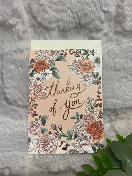 Thinking Of You Floral Gift Card