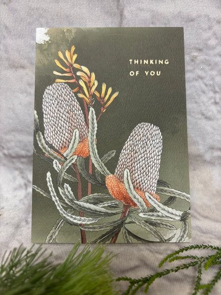 Thinking Of You Floral Gift Card