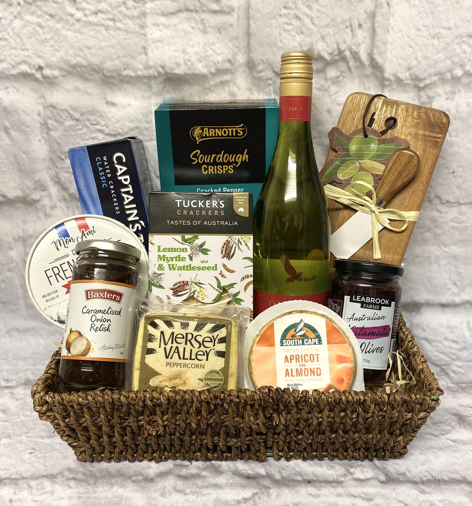 Cheese & Wine Hamper with Cheese Board
