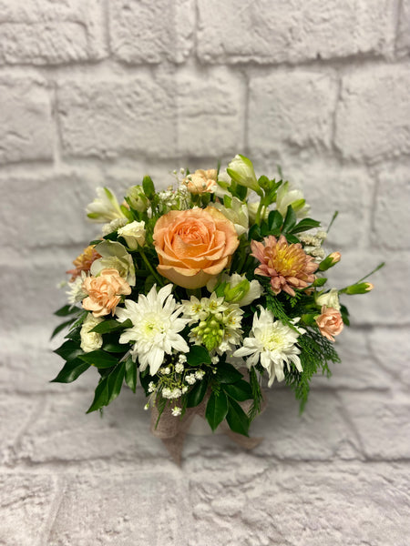 Nutmeg Hat Box Arrangement