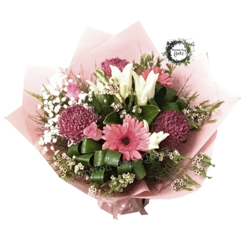 Pink and Burgundy Bouquet