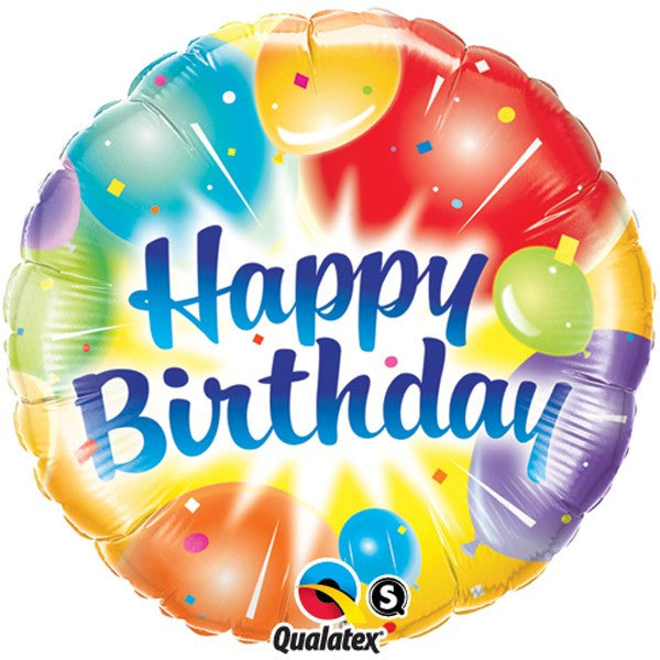 22cm balloon on a stick